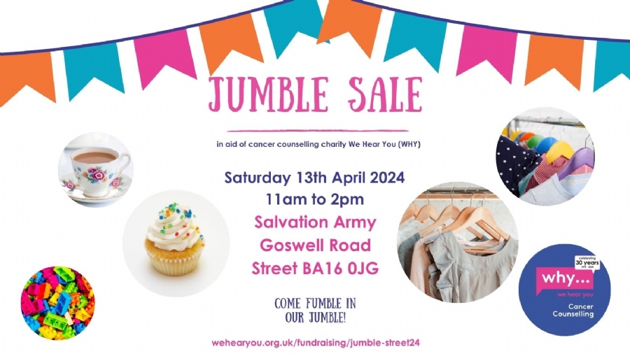 Come and pick up a bargain at our charity jumble sale